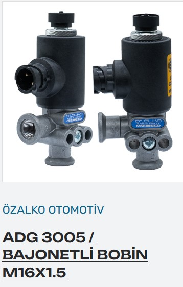 BAJONETLI BOBIN 24 V M 16 X 1,5 3 FISLI YENI GOVDE